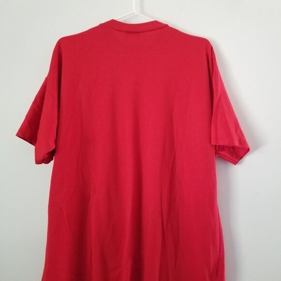 Vintage Christmas Santa and Reindeer  Shirt  Single Stitch - OS - Picture 9 of 10